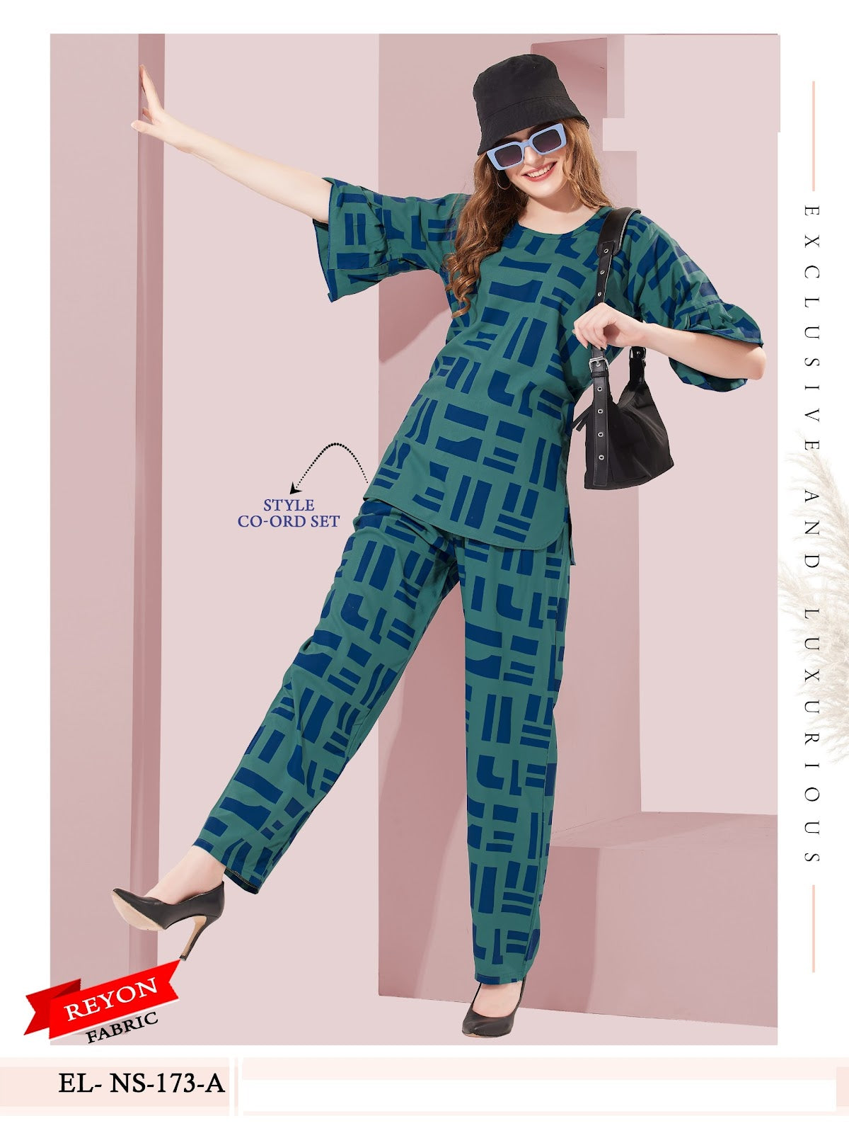 El Ns 173 A Mnt Reyon Co Ord Set Manufacturer Gujarat