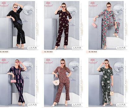 El Ns 196 B Mnt Reyon Co Ord Set Exporter India