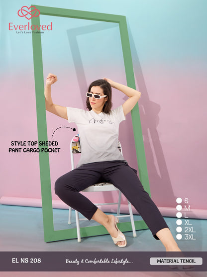 El Ns 208 Mnt Tencil Pyjama Night Suits Exporter