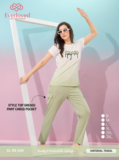 El Ns 208 Mnt Tencil Pyjama Night Suits Exporter