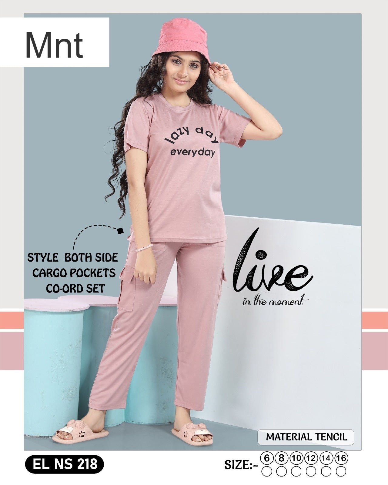 El Ns 218 Mnt Tencil Girls Co Ord Set Wholesaler Ahmedabad