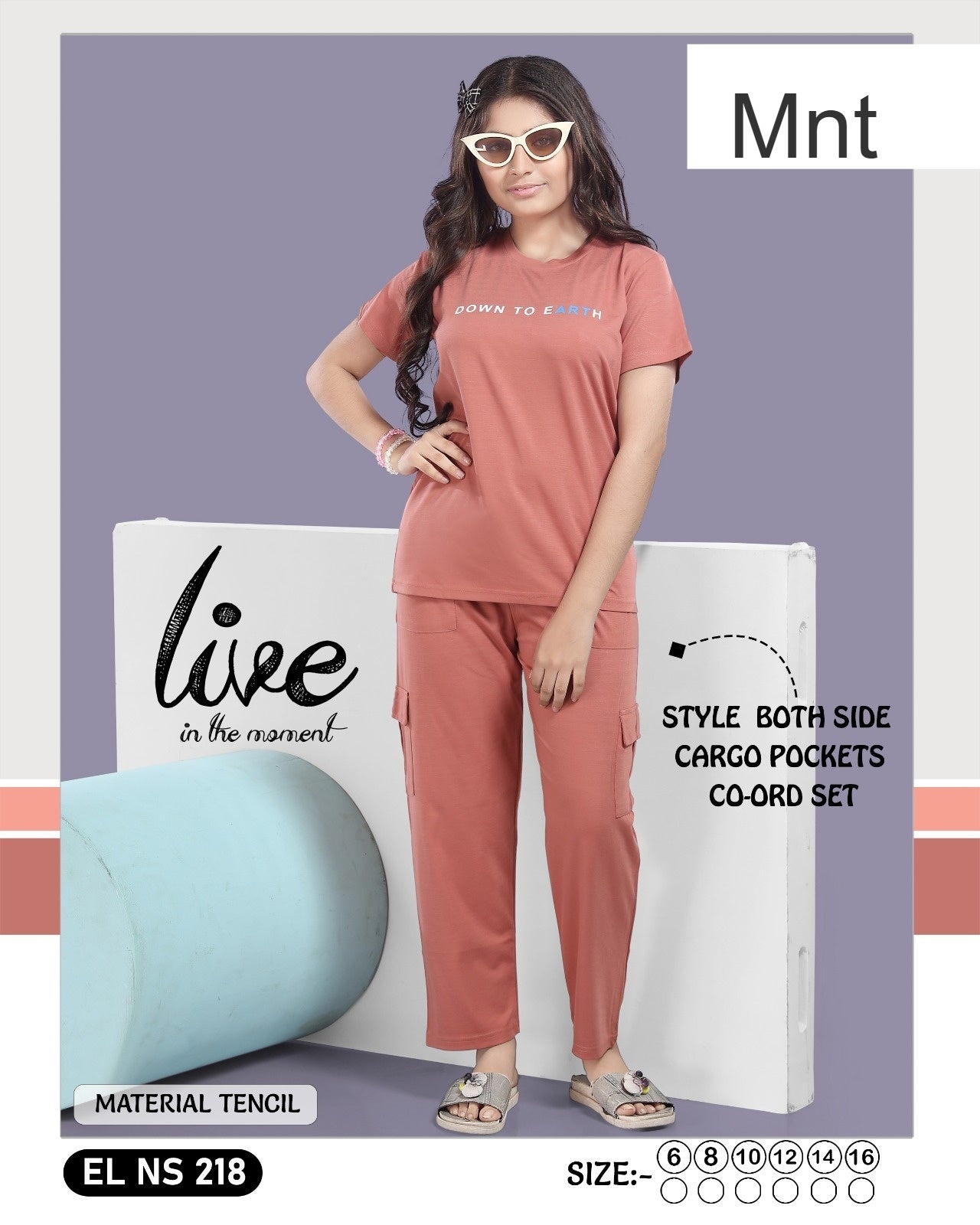 El Ns 218 Mnt Tencil Girls Co Ord Set Wholesaler Ahmedabad