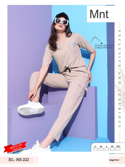 El Ns 222 Mnt Tencil Co Ord Set Wholesale Price