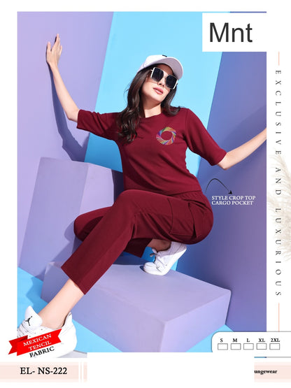 El Ns 222 Mnt Tencil Co Ord Set Wholesale Price