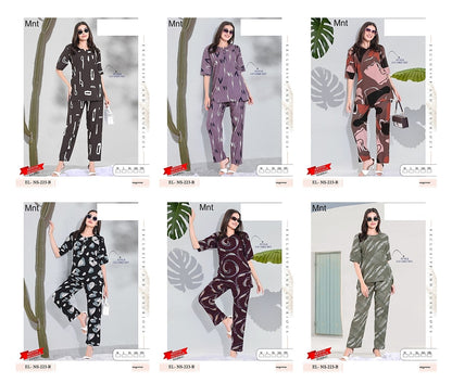 El Ns 223 B Mnt Rayon Co Ord Set Wholesaler India