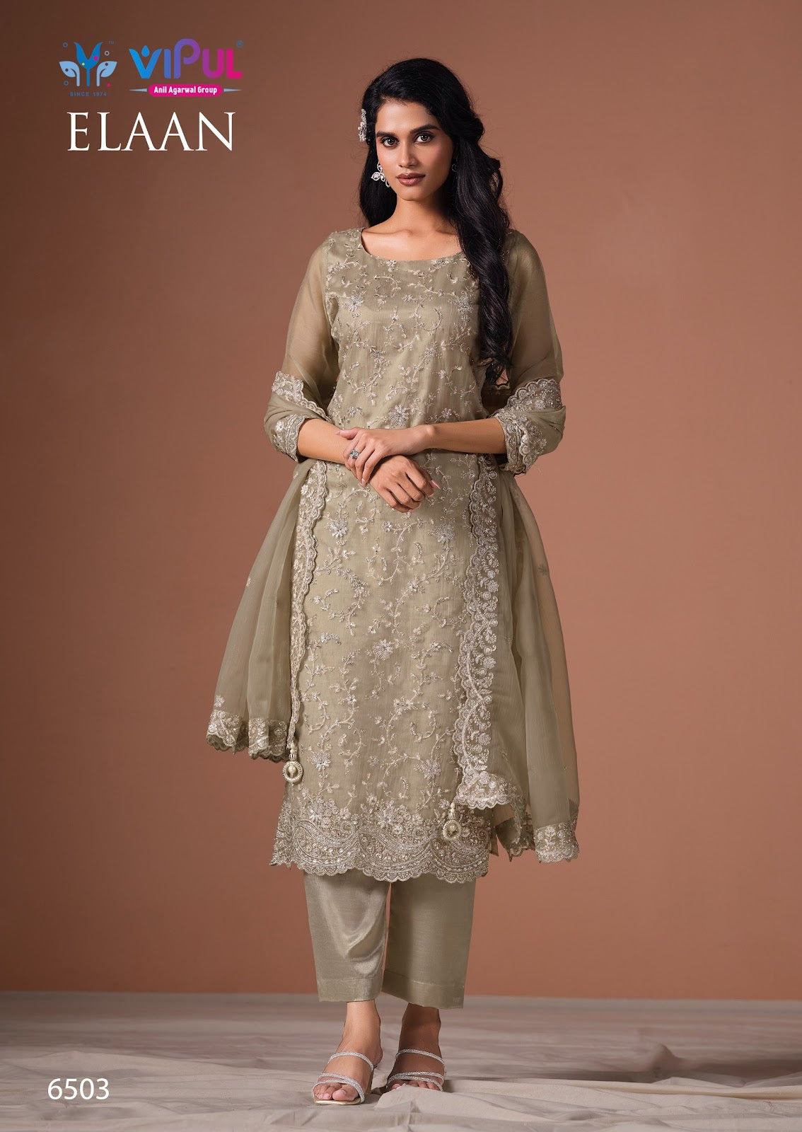 Elaan Vipul Pant Style Suits Supplier India