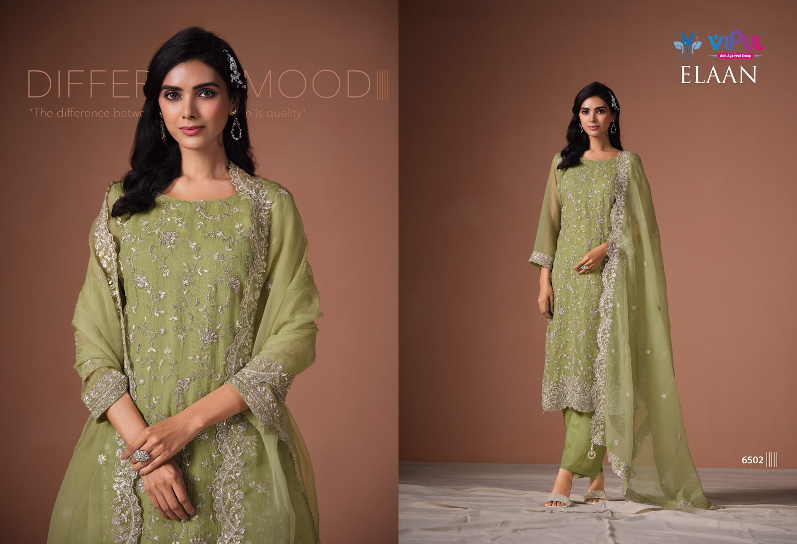 Elaan Vipul Pant Style Suits Supplier India