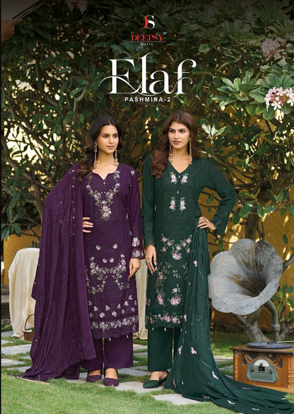 Elaf 2 Deepsy Viscose Pashmina Suits Supplier Ahmedabad