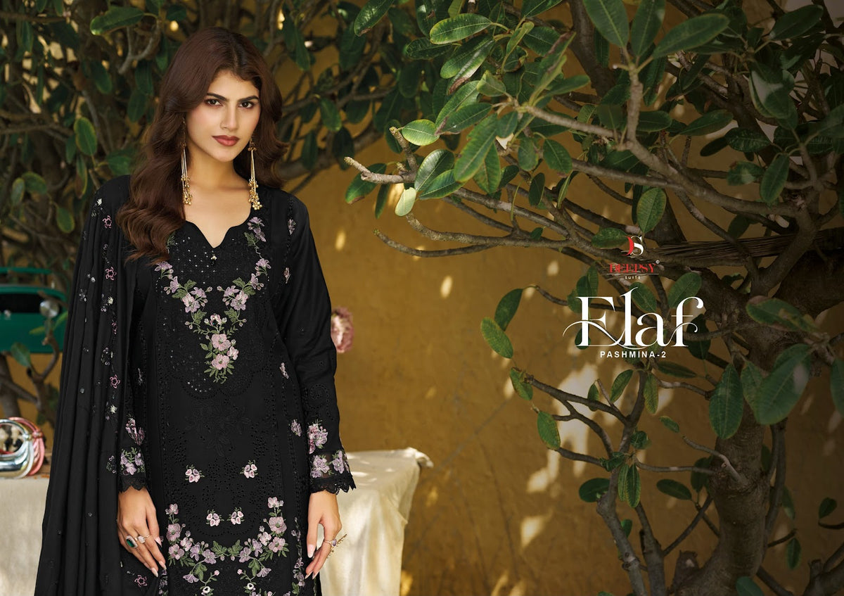 Elaf 2 Deepsy Viscose Pashmina Suits Supplier Ahmedabad