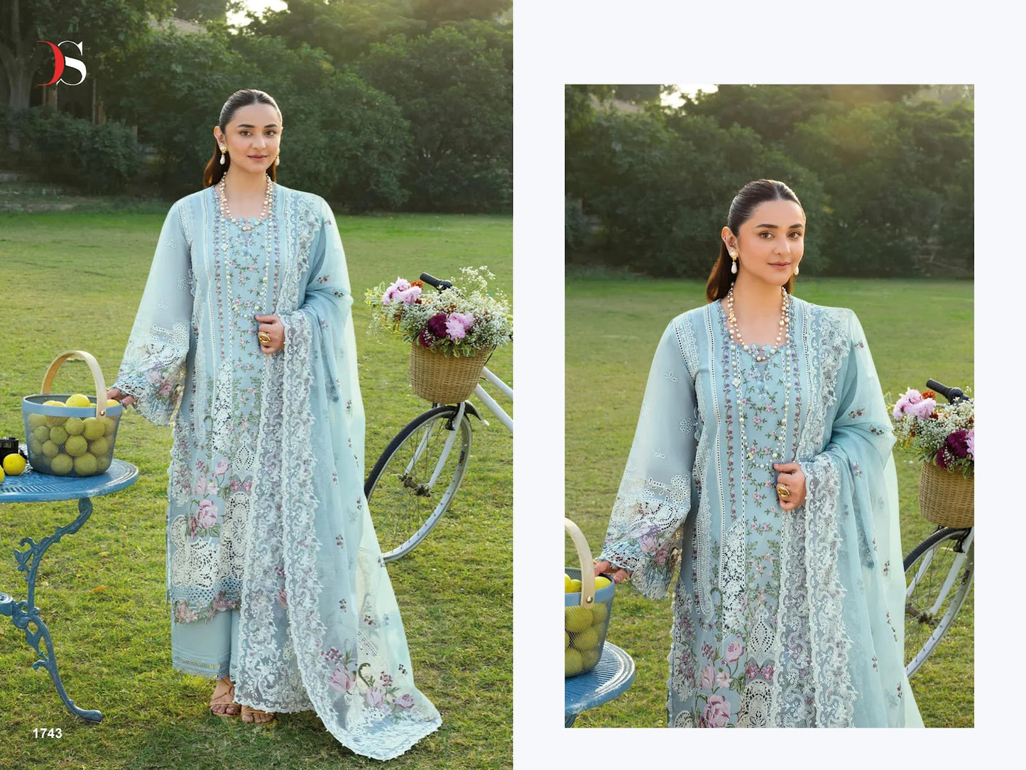 Elaf 3 Premium Deepsy Cotton Pakistani Patch Work Suits Supplier