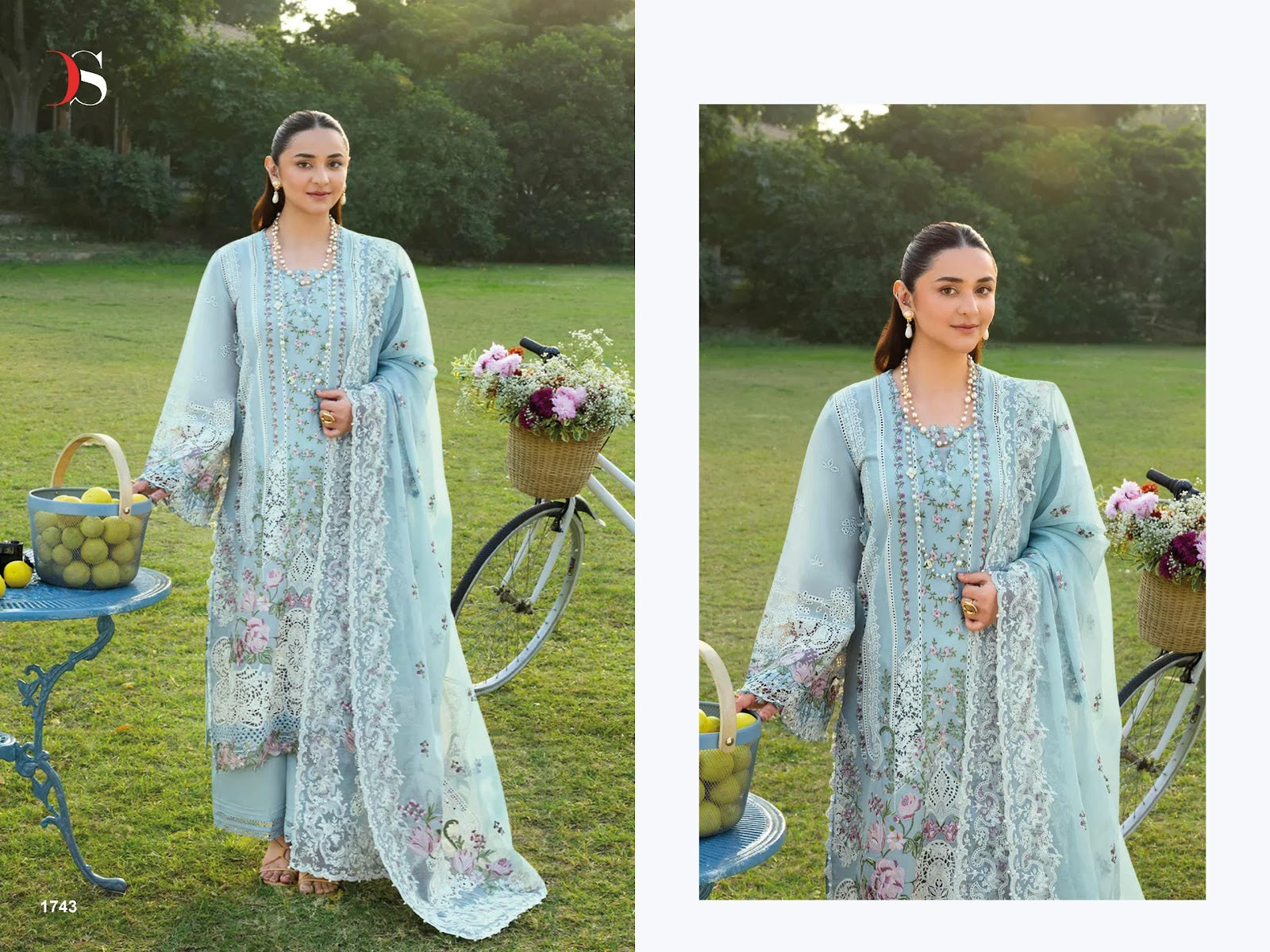 Elaf 3 Premium Deepsy Cotton Pakistani Patch Work Suits Supplier