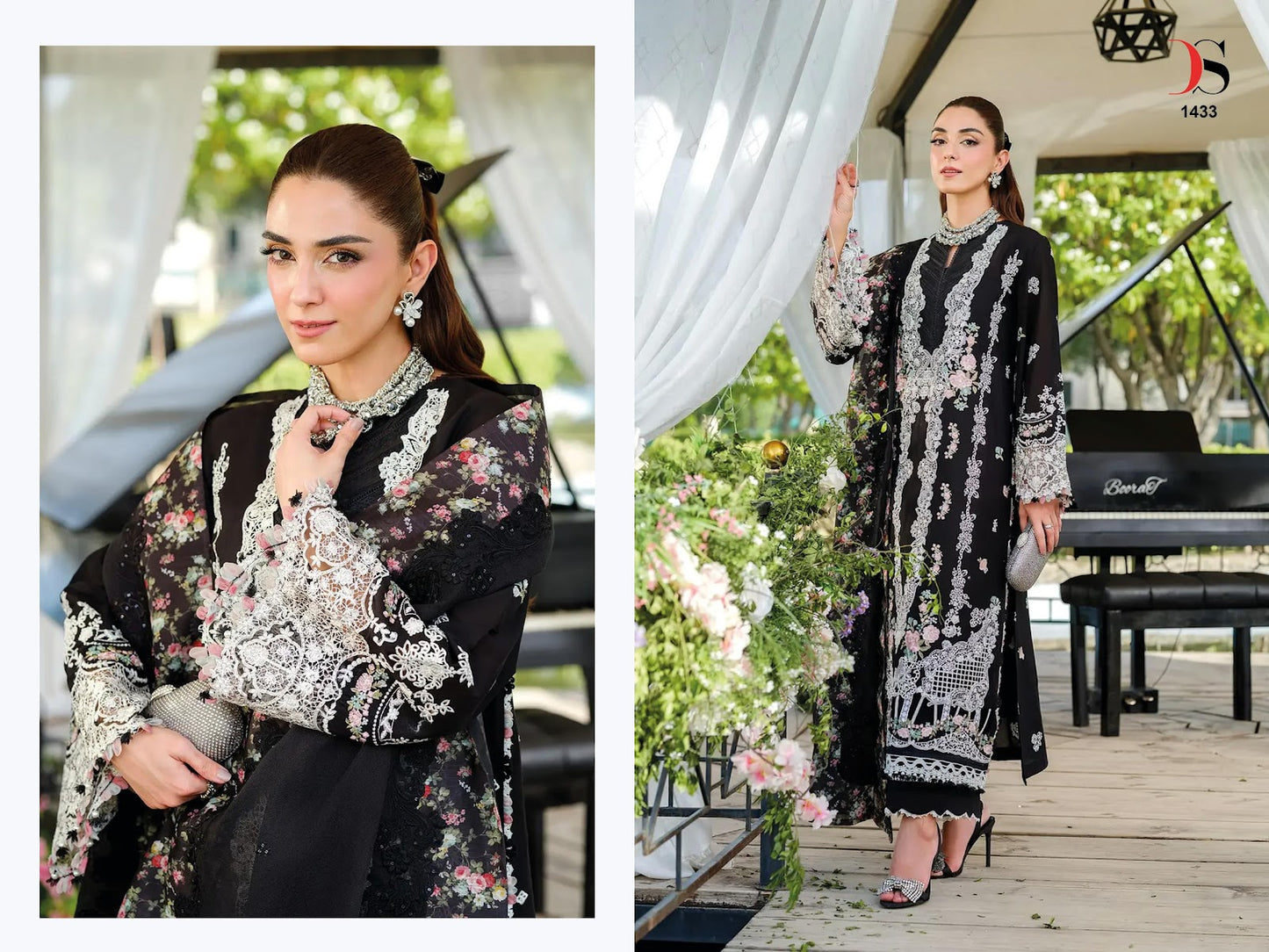 Elaf 4 Deepsy Pure Cotton Pakistani Patch Work Suits Manufacturer Ahmedabad