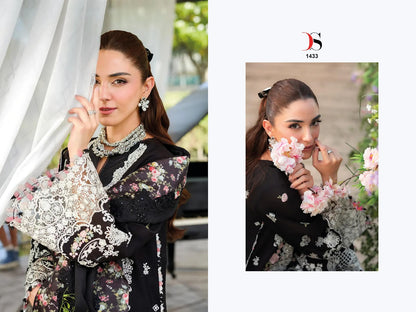 Elaf 4 Deepsy Pure Cotton Pakistani Patch Work Suits Manufacturer Ahmedabad