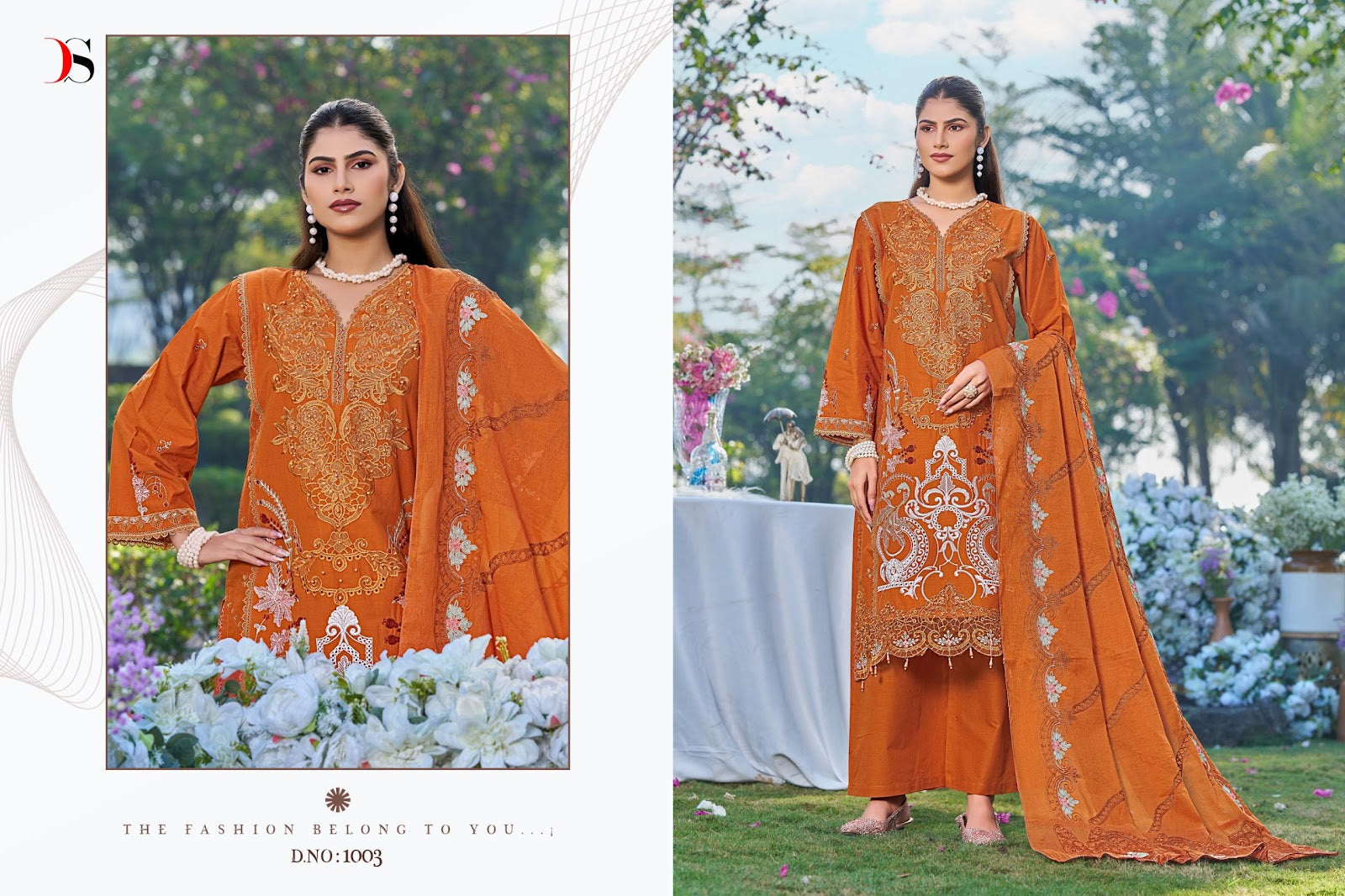 Elaf 5 Deepsy Cotton Pakistani Patch Work Suits Wholesaler