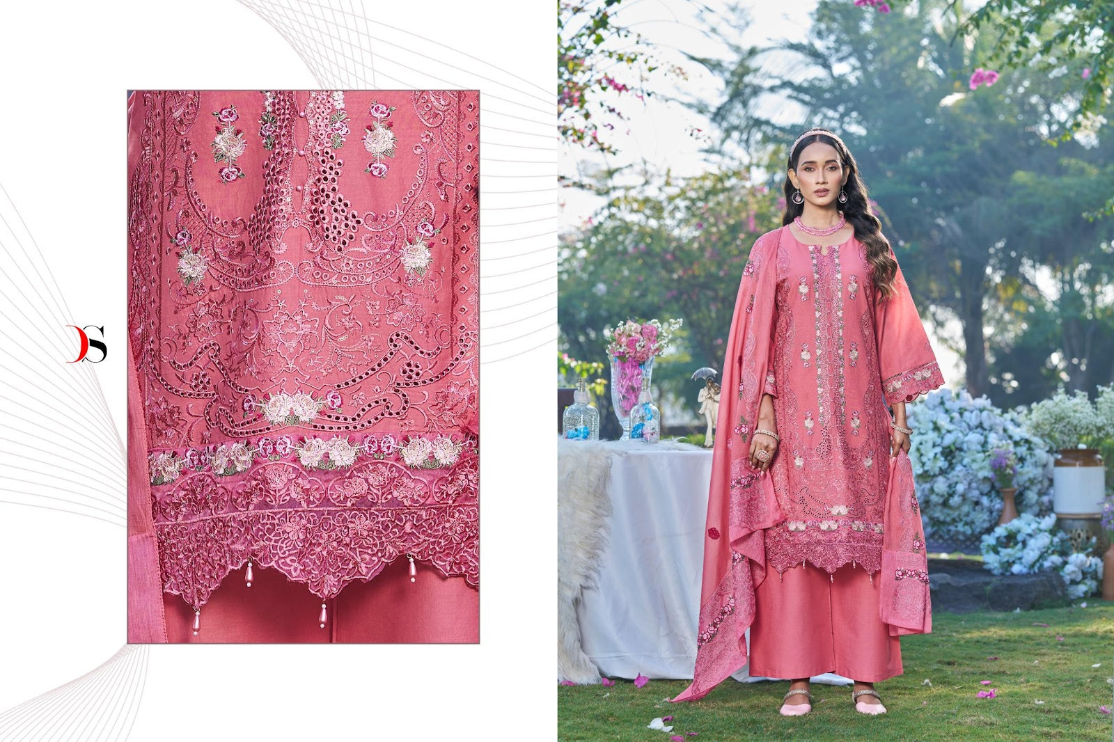 Elaf 5 Deepsy Cotton Pakistani Patch Work Suits Wholesaler