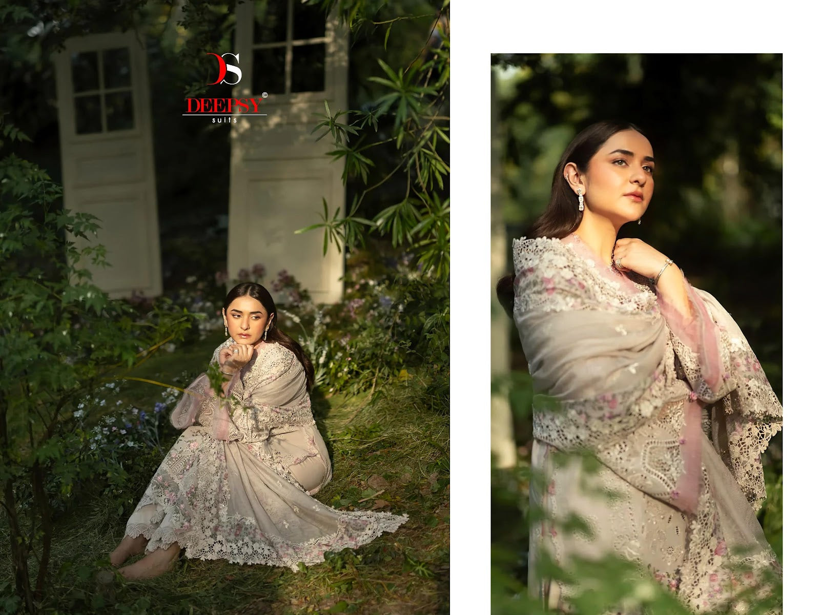 Elaf 6 Premium Deepsy Cotton Pakistani Patch Work Suits Wholesale Price