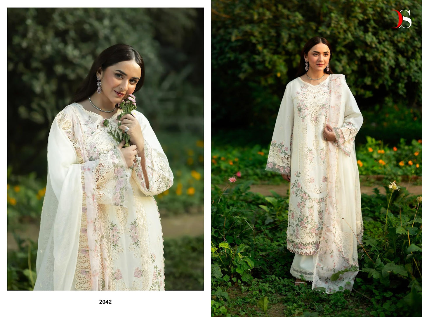 Elaf 6 Premium Deepsy Cotton Pakistani Patch Work Suits Wholesale Price