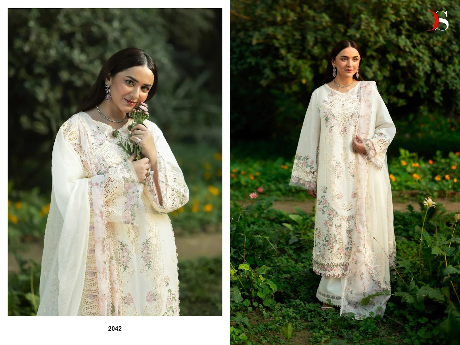 Elaf 6 Premium Deepsy Cotton Pakistani Patch Work Suits Wholesale Price