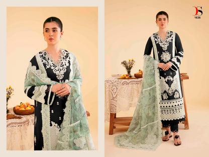 Elaf 7 Deepsy Cotton Pakistani Patch Work Suits Wholesale