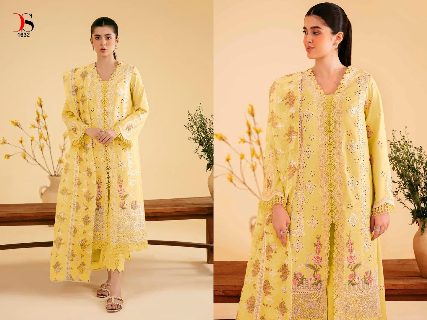 Elaf 7 Deepsy Cotton Pakistani Patch Work Suits Wholesale
