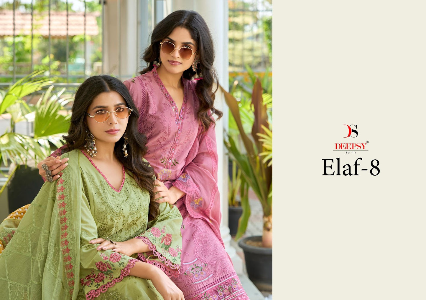 Elaf 8 Deepsy Cotton Pakistani Patch Work Suits Exporter Ahmedabad