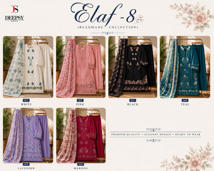 Elaf 8 Deepsy Cotton Pakistani Readymade Suits Wholesale Price