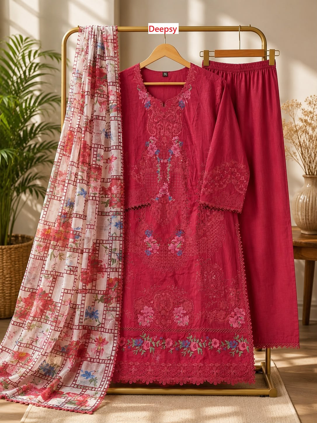 Elaf 8 Deepsy Cotton Pakistani Readymade Suits Wholesale Price