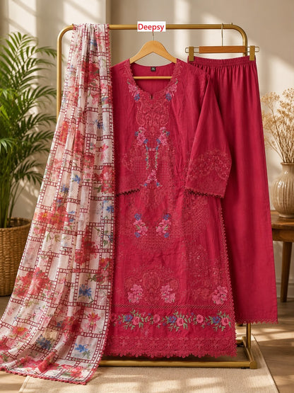 Elaf 8 Deepsy Cotton Pakistani Readymade Suits Wholesale Price