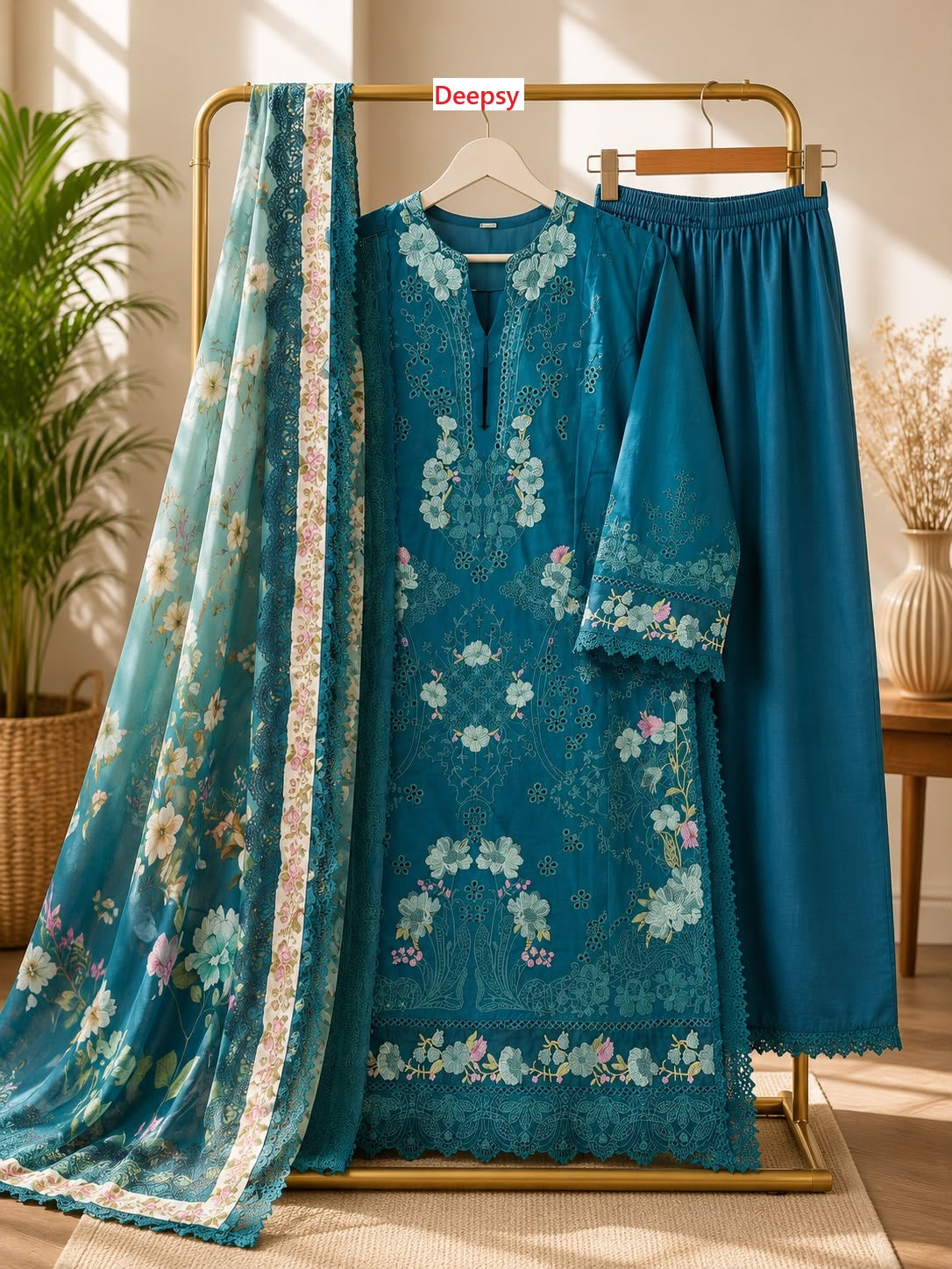 Elaf 8 Deepsy Cotton Pakistani Readymade Suits Wholesale Price