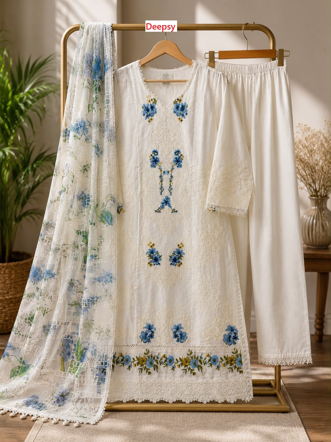 Elaf 8 Deepsy Cotton Pakistani Readymade Suits Wholesale Price