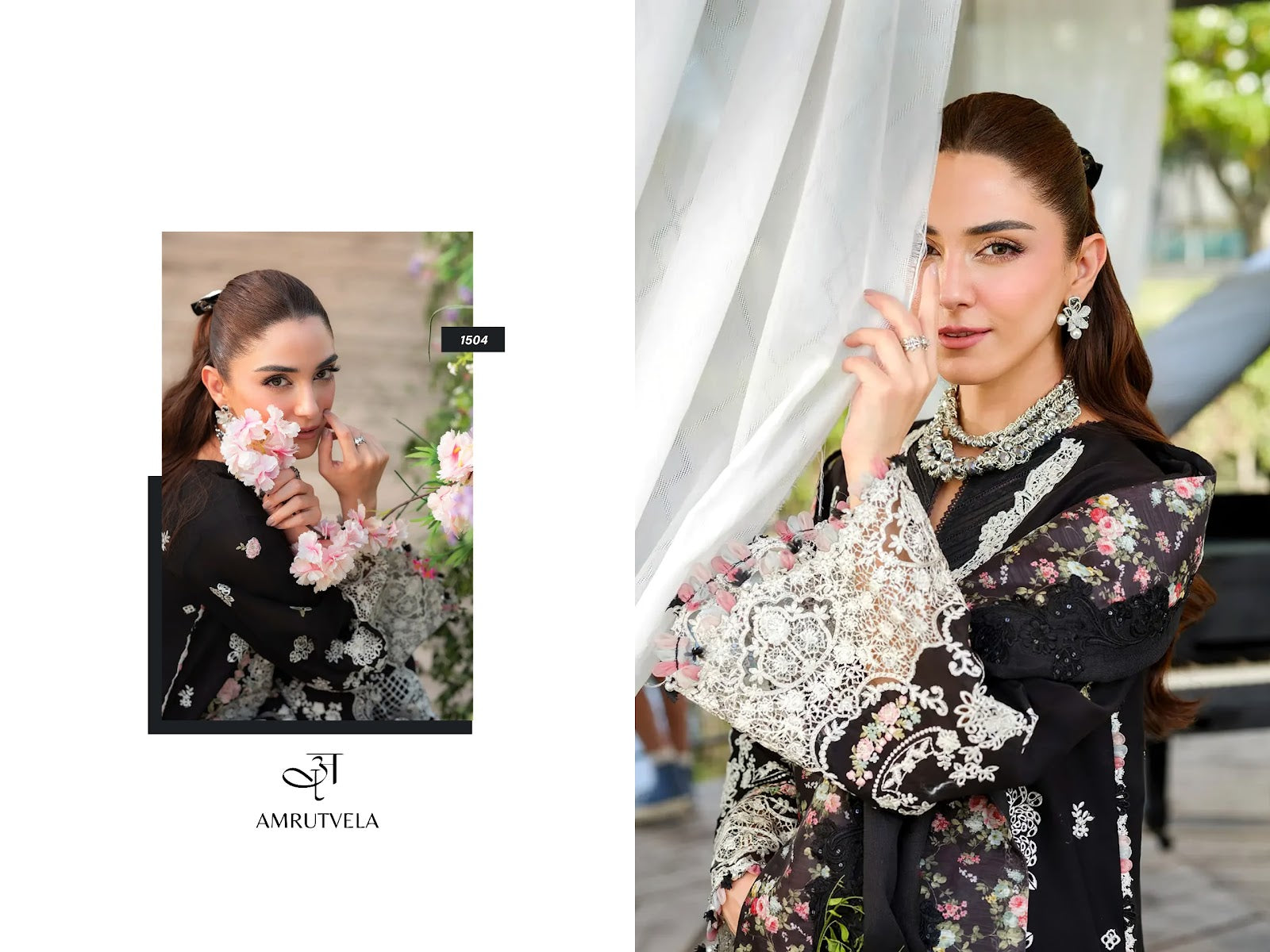 Elaf Amrutvela Cotton Pakistani Patch Work Suits Wholesale