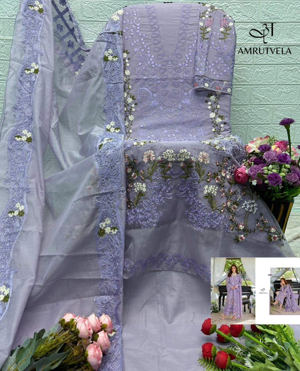 Elaf Amrutvela Cotton Pakistani Patch Work Suits Wholesale