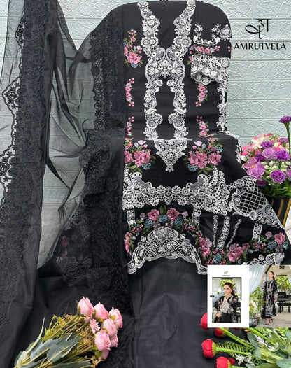 Elaf Amrutvela Cotton Pakistani Patch Work Suits Wholesale