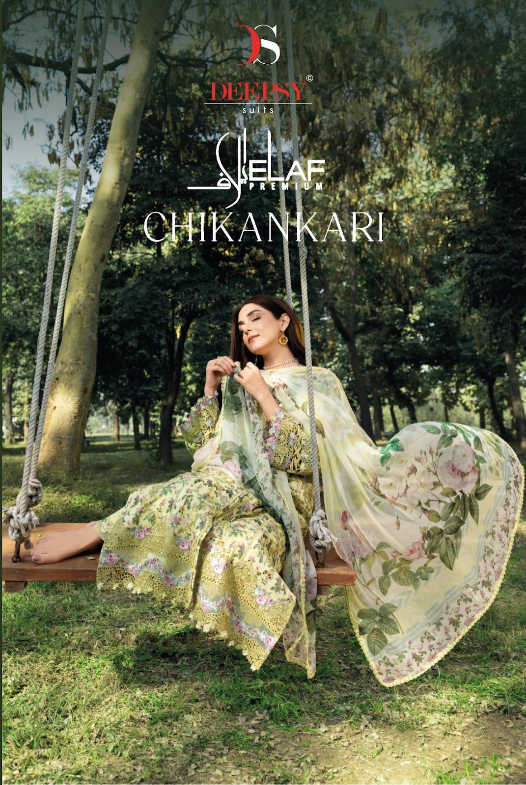 Elaf Chikankari Deepsy Cotton Pakistani Readymade Suits Exporter Ahmedabad