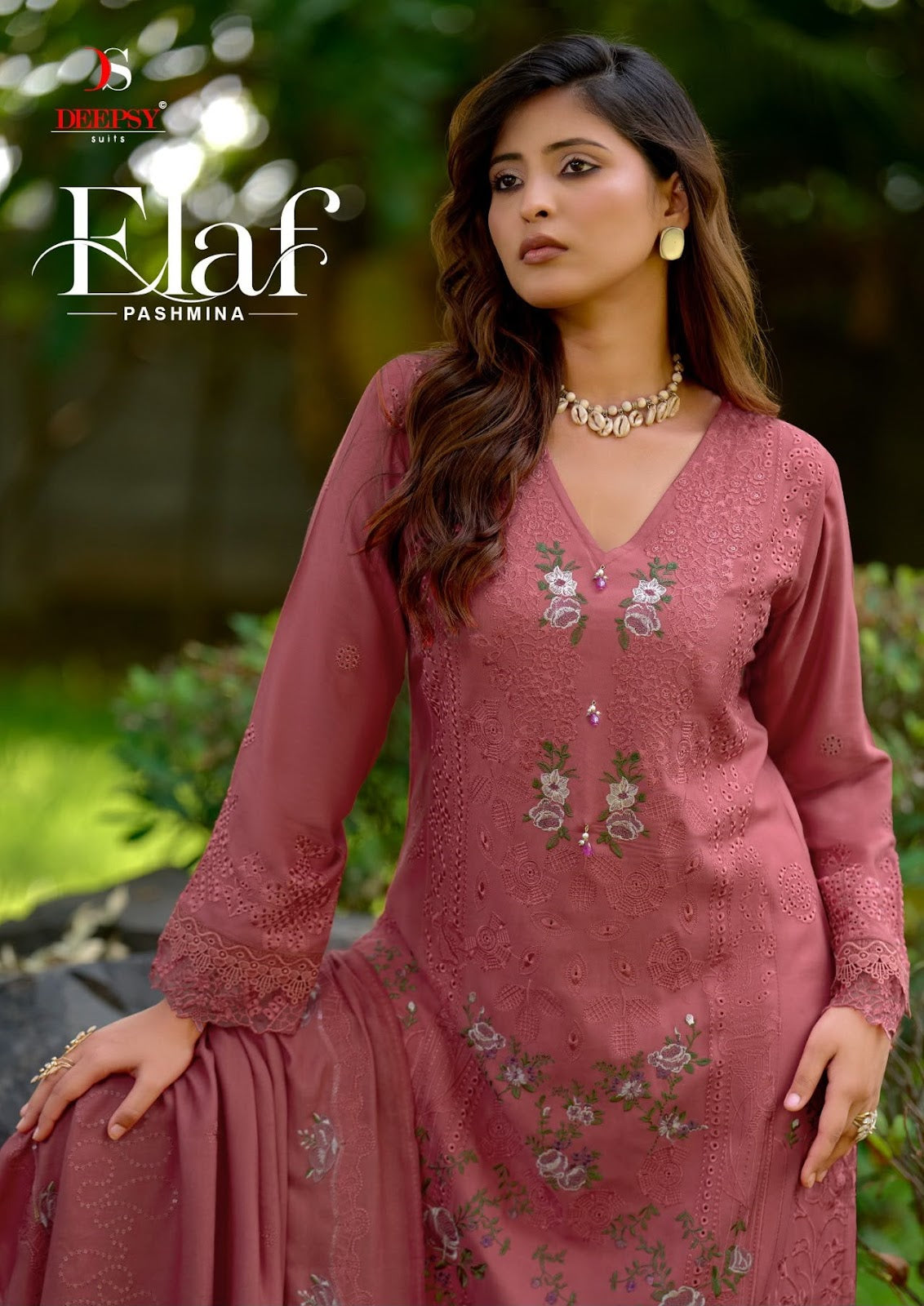 Elaf Deepsy Viscose Pashmina Suits Exporter Ahmedabad