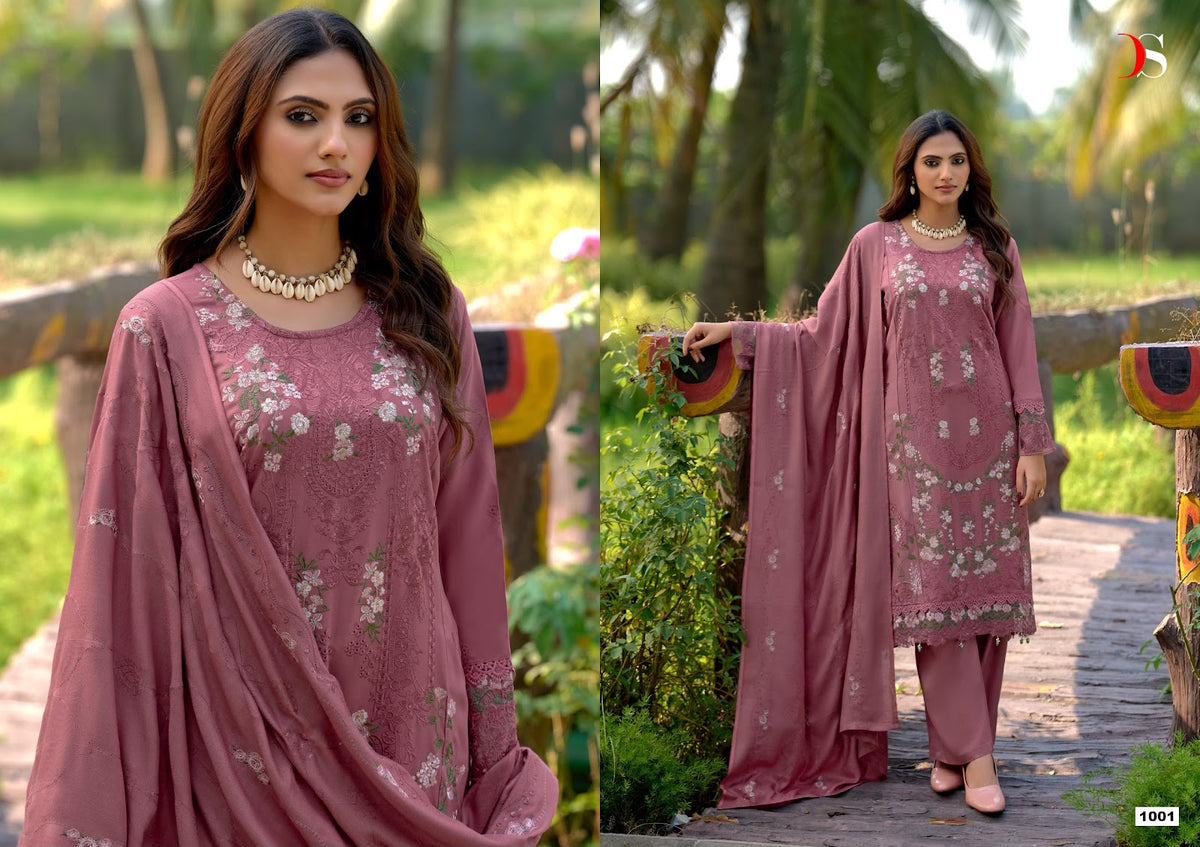 Elaf Deepsy Viscose Pashmina Suits Exporter Ahmedabad