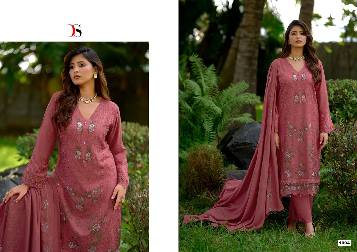 Elaf Deepsy Viscose Pashmina Suits Exporter Ahmedabad