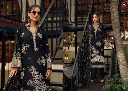 Elaf Exclusive 2 Deepsy Lawn Pakistani Patch Work Suits Wholesaler Ahmedabad
