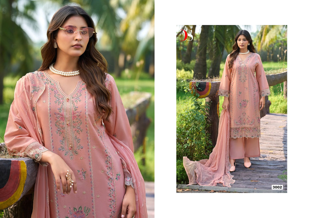 Elaf Exclusive 3 Deepsy Lawn Pakistani Patch Work Suits Supplier Gujarat