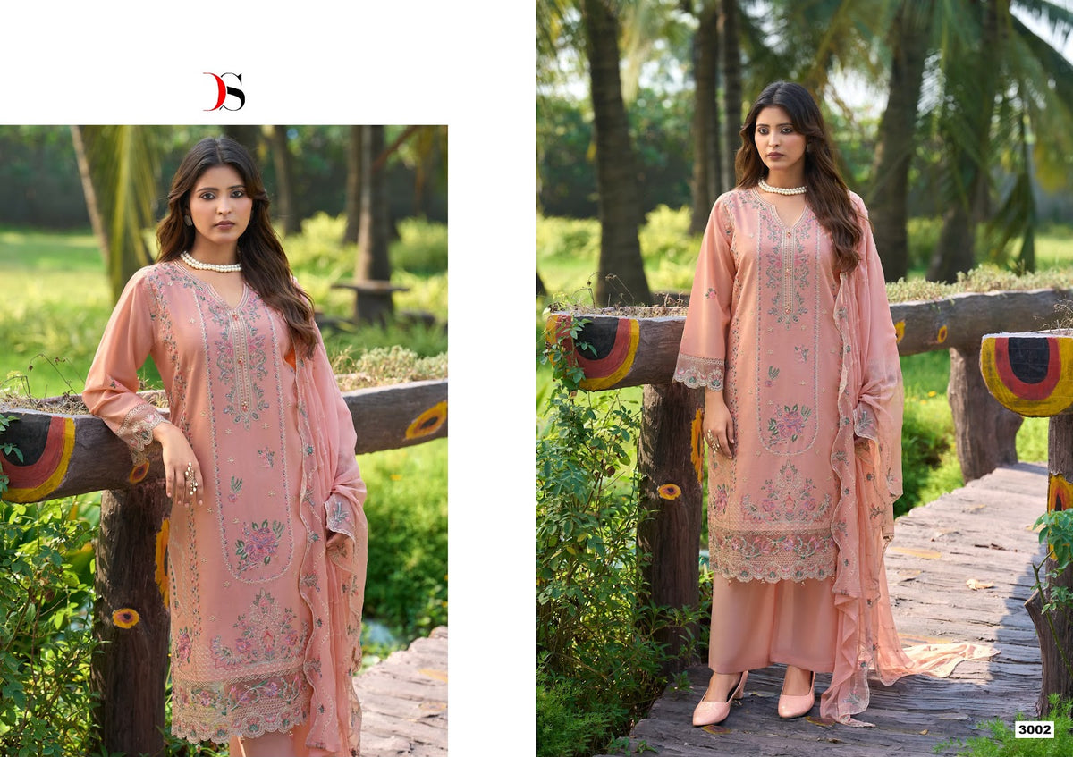 Elaf Exclusive 3 Deepsy Lawn Pakistani Patch Work Suits Supplier Gujarat