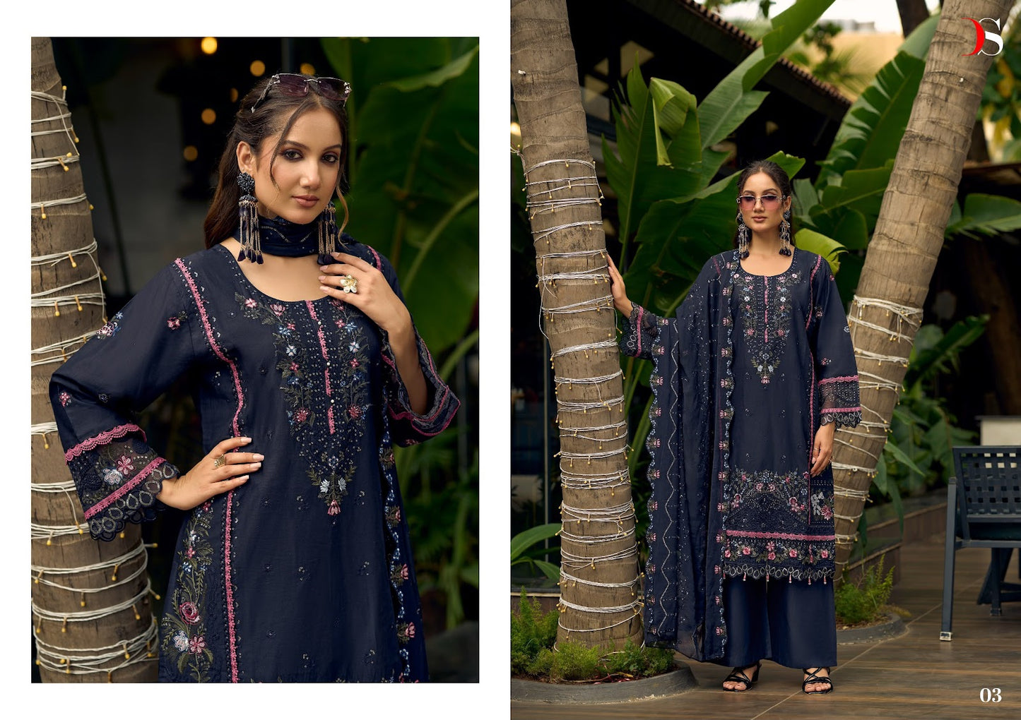 Elaf Exclusive Deepsy Lawn Pakistani Patch Work Suits Exporter