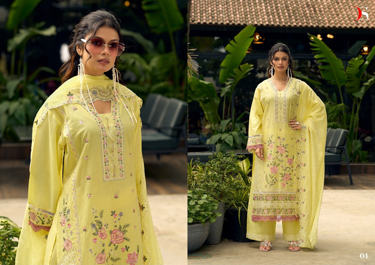 Elaf Exclusive Deepsy Lawn Pakistani Patch Work Suits Exporter