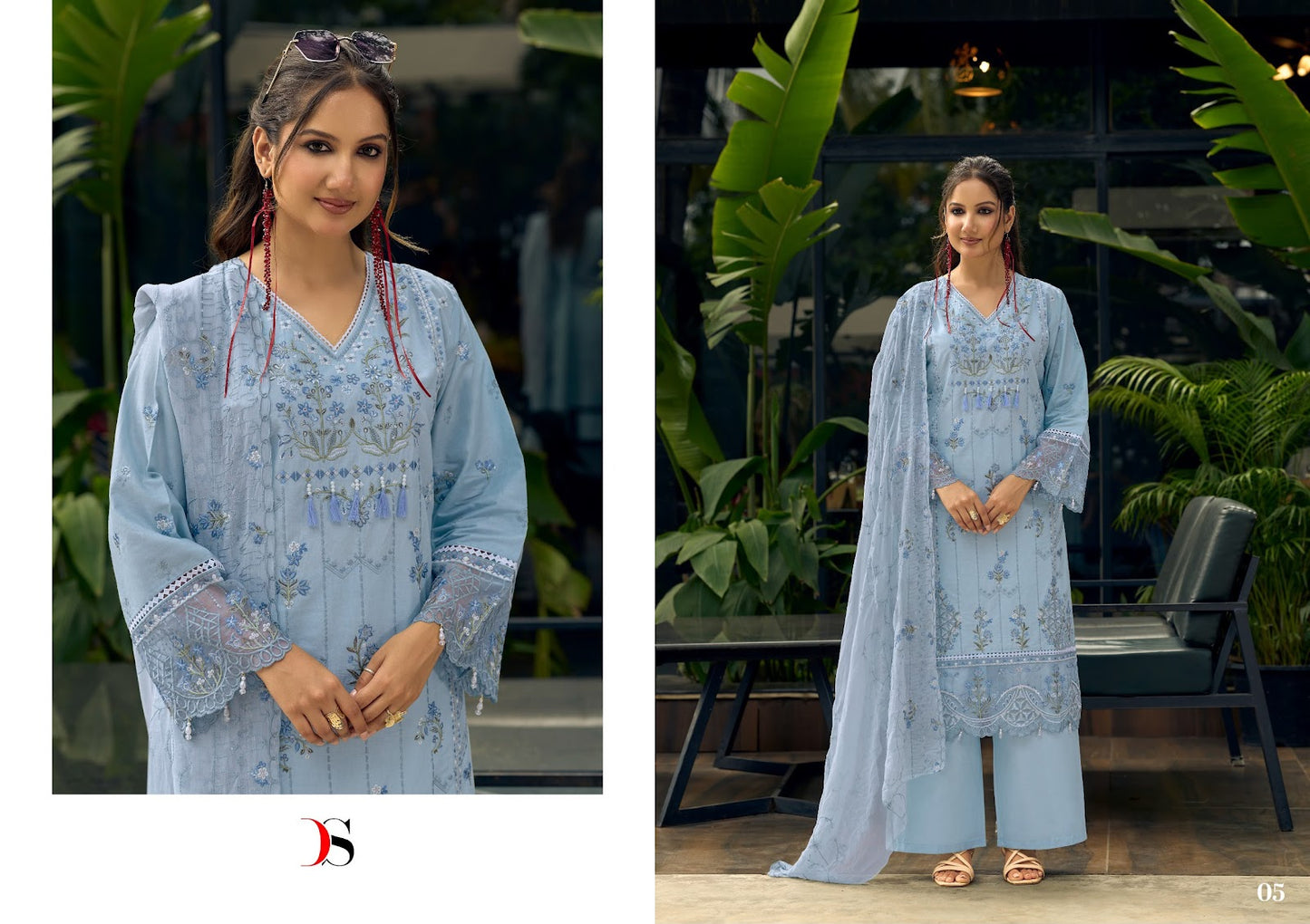 Elaf Exclusive Deepsy Lawn Pakistani Patch Work Suits Exporter
