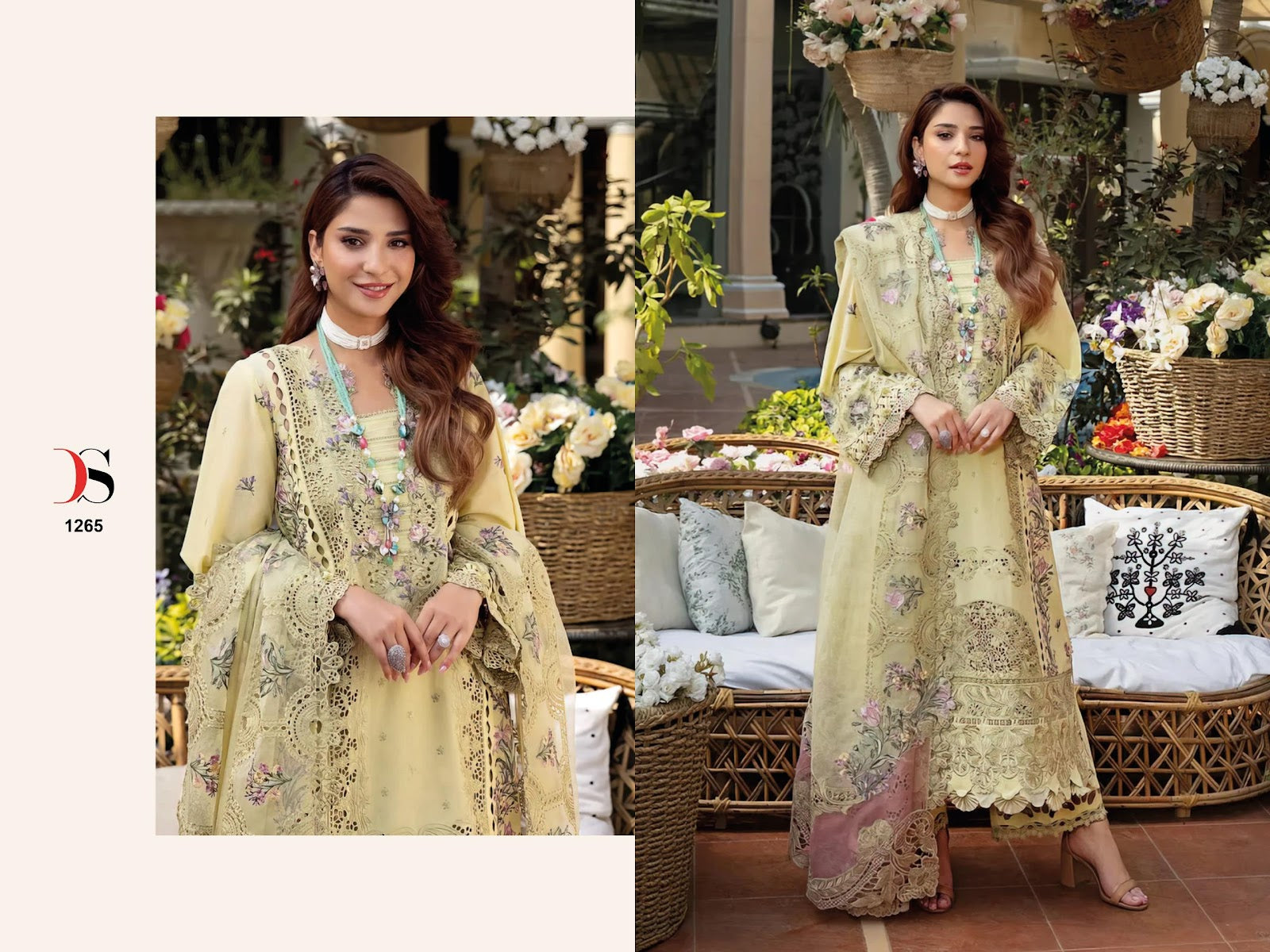 Elaf Luxury Lawn 2025 Deepsy Cotton Pakistani Patch Work Suits Supplier