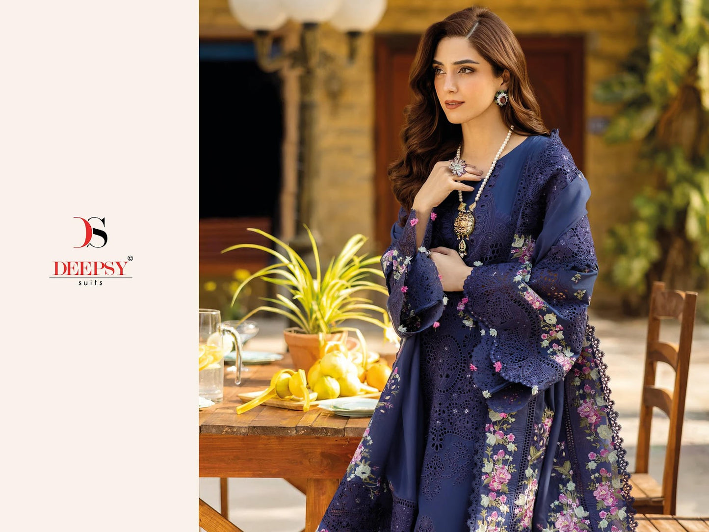 Elaf Luxury Lawn 2025 Deepsy Cotton Pakistani Patch Work Suits Supplier