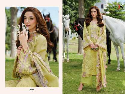 Elaf Luxury Lawn 25-2 Deepsy Pure Cotton Pakistani Salwar Suits Wholesale Rate