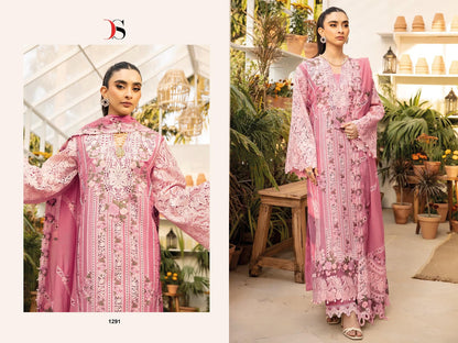 Elaf Luxury Lawn 25-2 Deepsy Pure Cotton Pakistani Salwar Suits Wholesale Rate