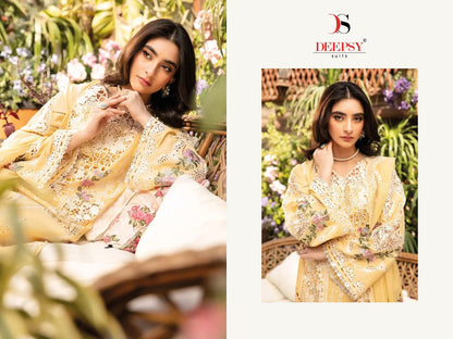 Elaf Luxury Lawn 25-3 Deepsy Cotton Pakistani Salwar Suits Wholesale