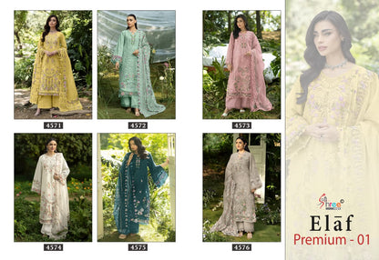 Elaf Premium 01 Shree Fabs Cotton Pakistani Salwar Suits Manufacturer India