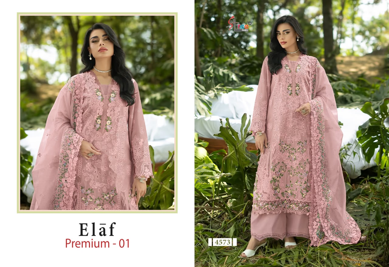 Elaf Premium 01 Shree Fabs Cotton Pakistani Salwar Suits Manufacturer India